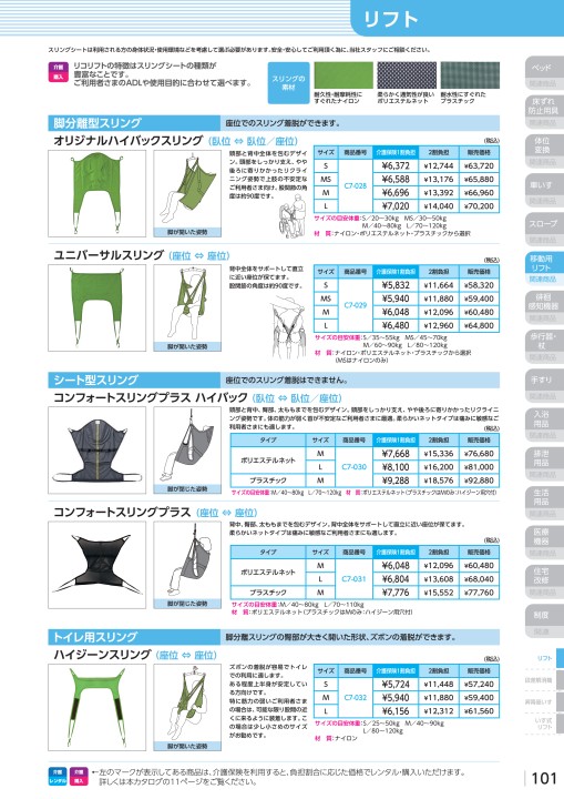 介護用リフトに使用 スリングシート大きめサイズ 介護 リフト用吊りシート スカイリフト専用スリングシート