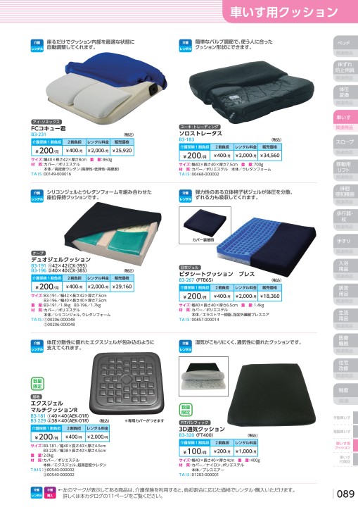 ◆未使用品　2枚セット◆ 車いす用 座面クッション 厚さ2.5cm ブラック色 ヤマシタコーポレーション